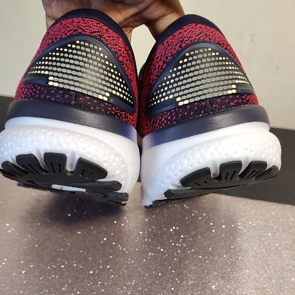 Brooks Ghost 16 Running Shoes Women's Size 10.5 Blue Pink White Peacoat    49 - Picture 10 of 16